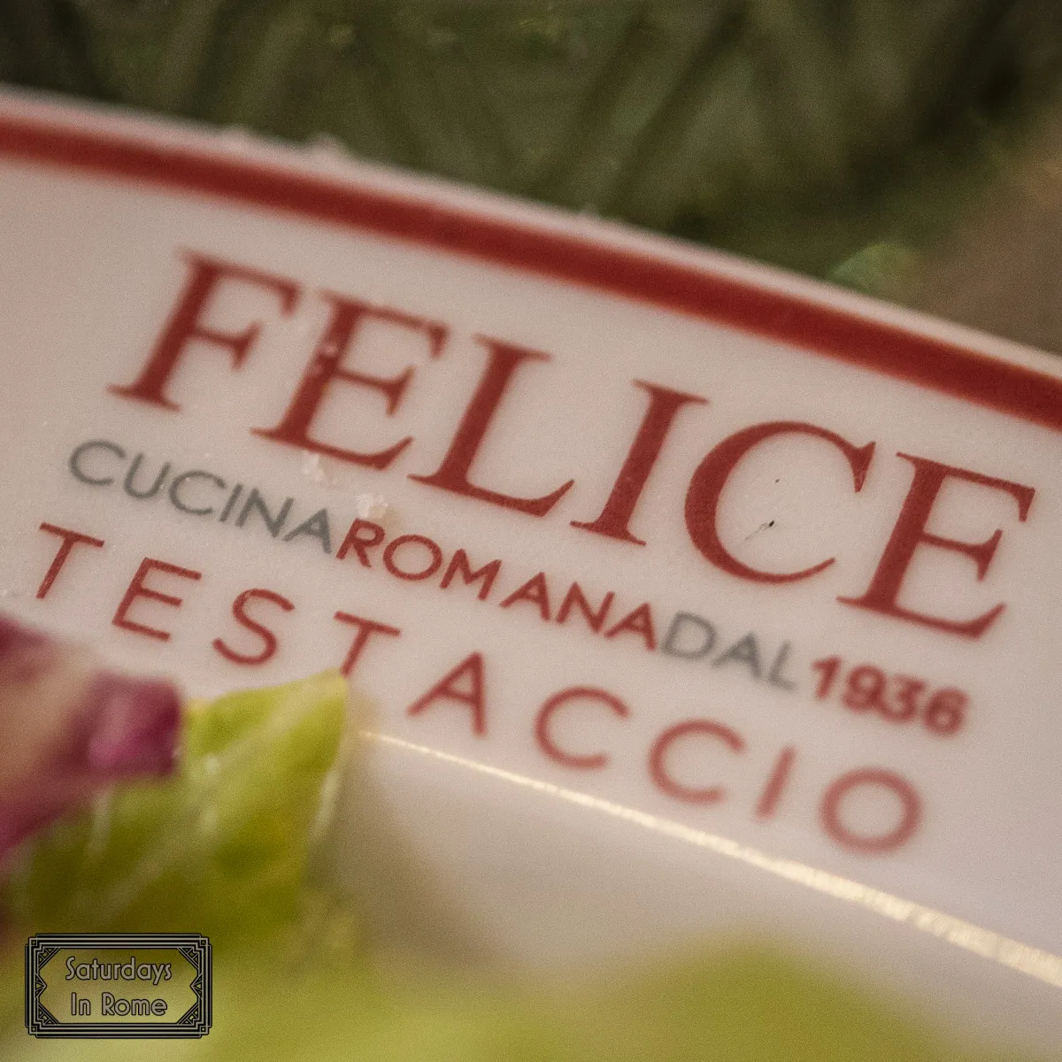 Restaurants In Rome - Felice Piatto