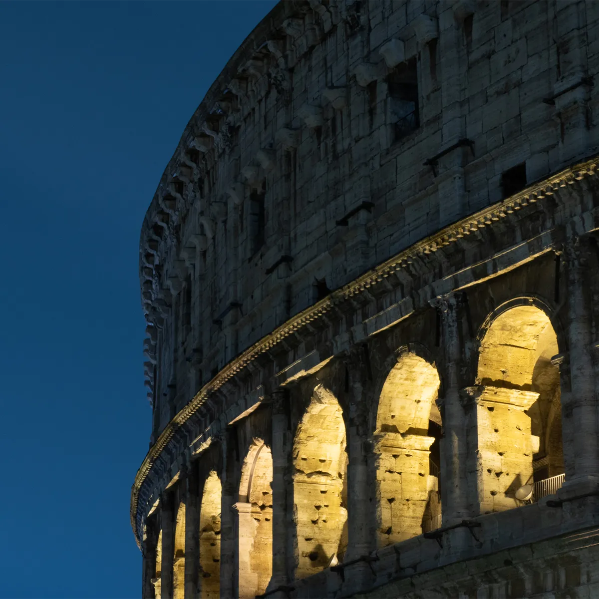Top Sites To See In Rome - Colosseum At Night