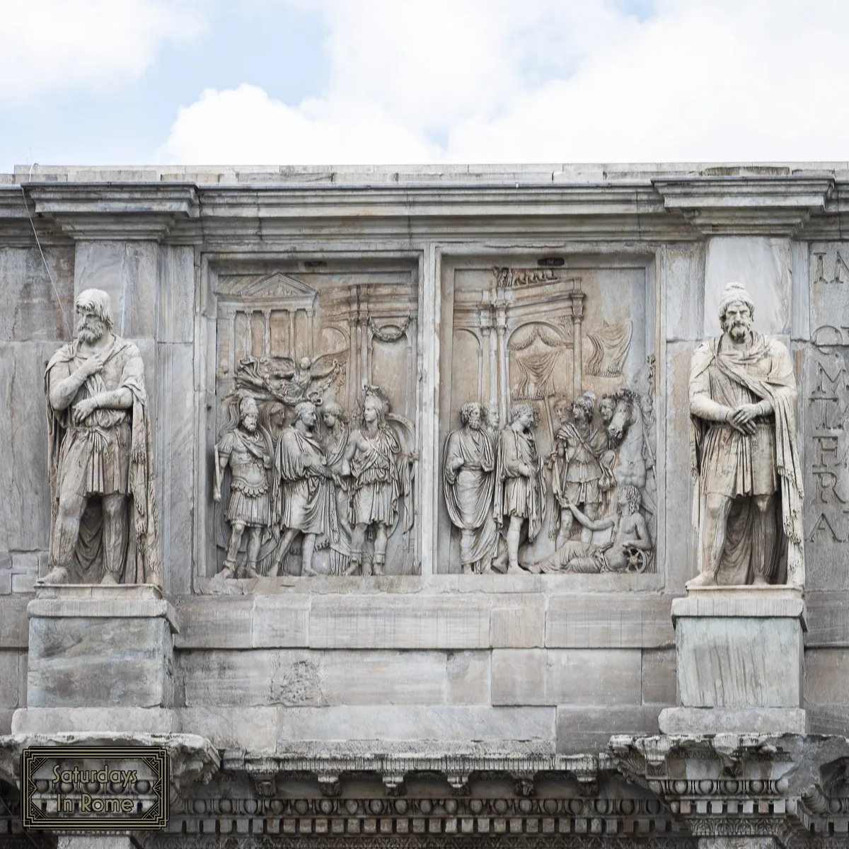 Why Is The Arch Of Constantine Important - Reused Statues