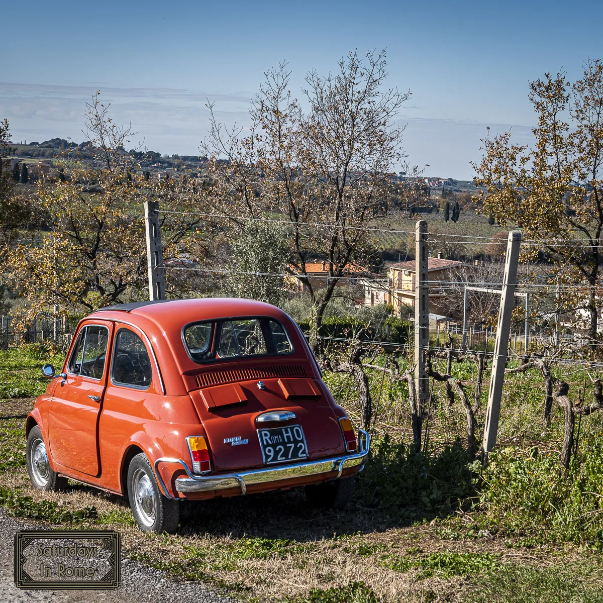 Wine In Rome - Antique Fiat