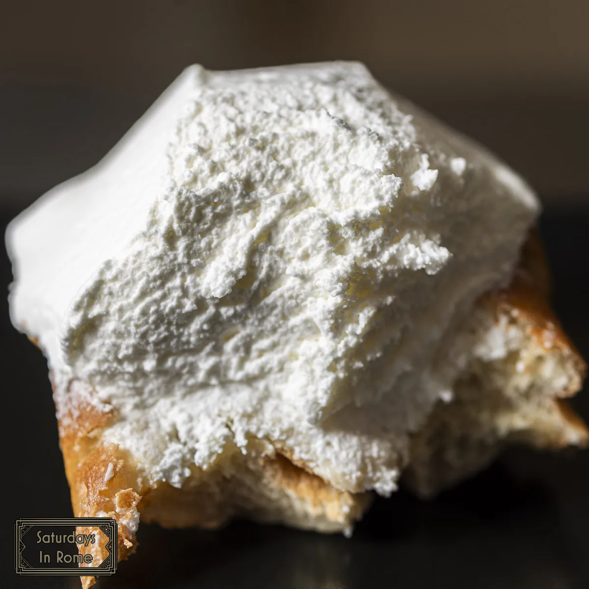 Italian Breakfast Foods - Maritozzo are messy to eat!