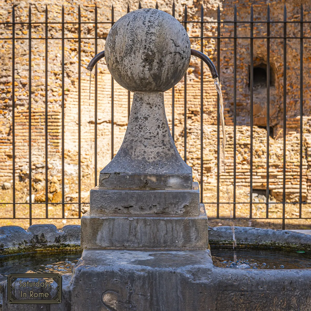 Drinking Fountains In Rome Come In All Shapes And Sizes