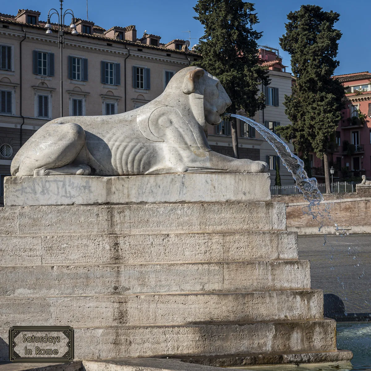 Drinking Fountains In Rome Are Everywhere