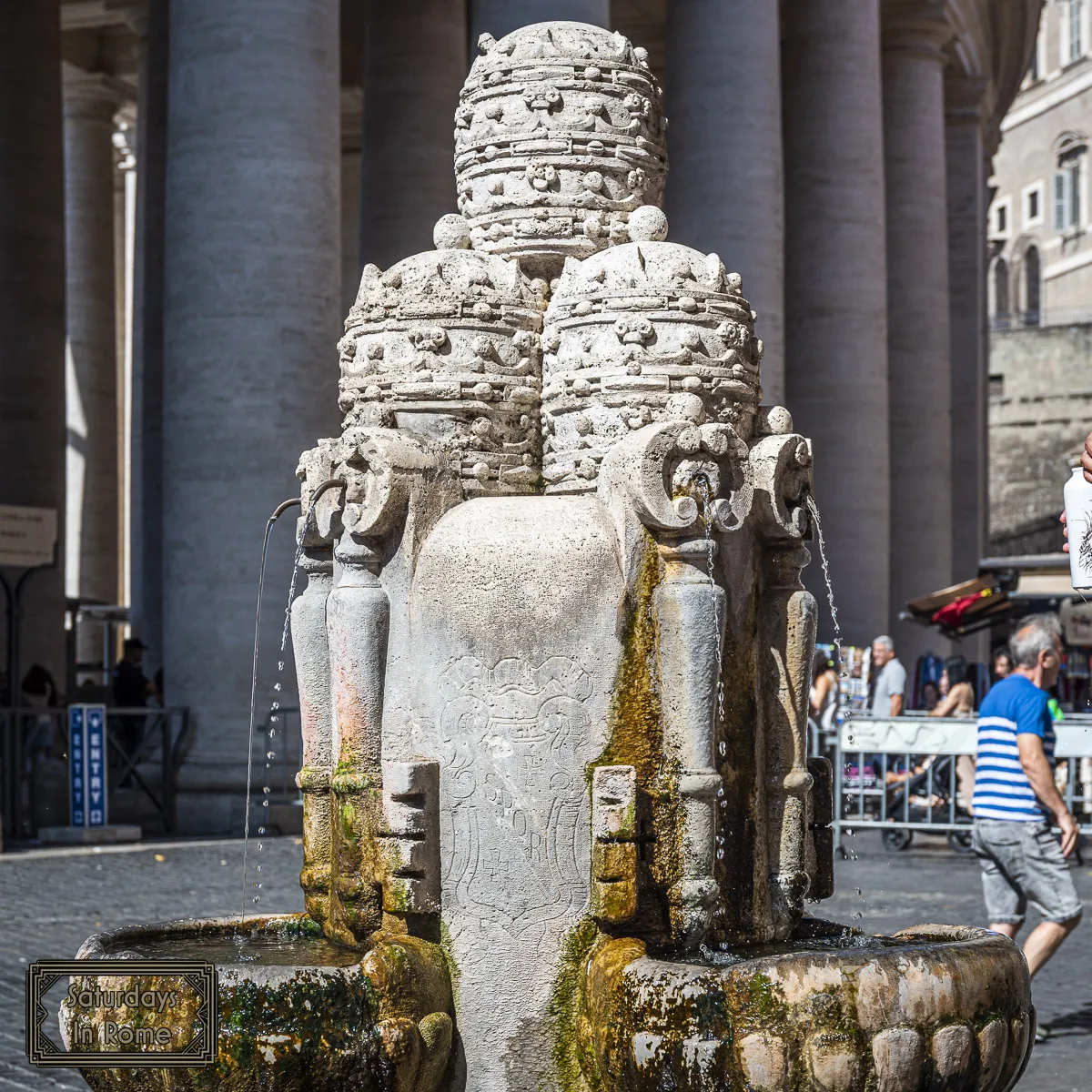 Fountain Of The Tiaras In Vatican City