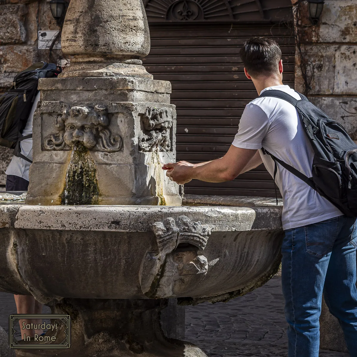 Refilling Water Bottle In Rome