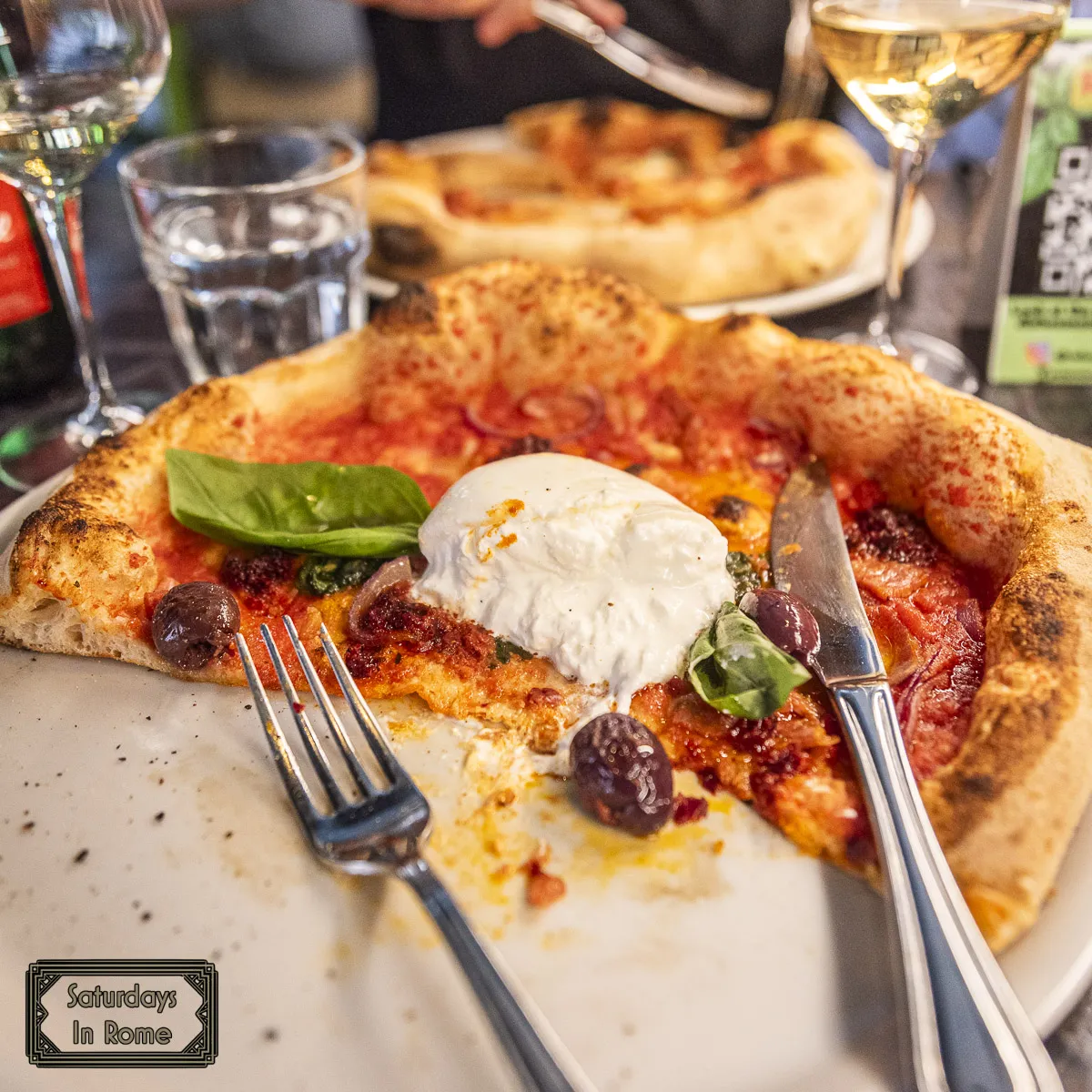 The Best Pizza In Rome Italy - Almost Finished
