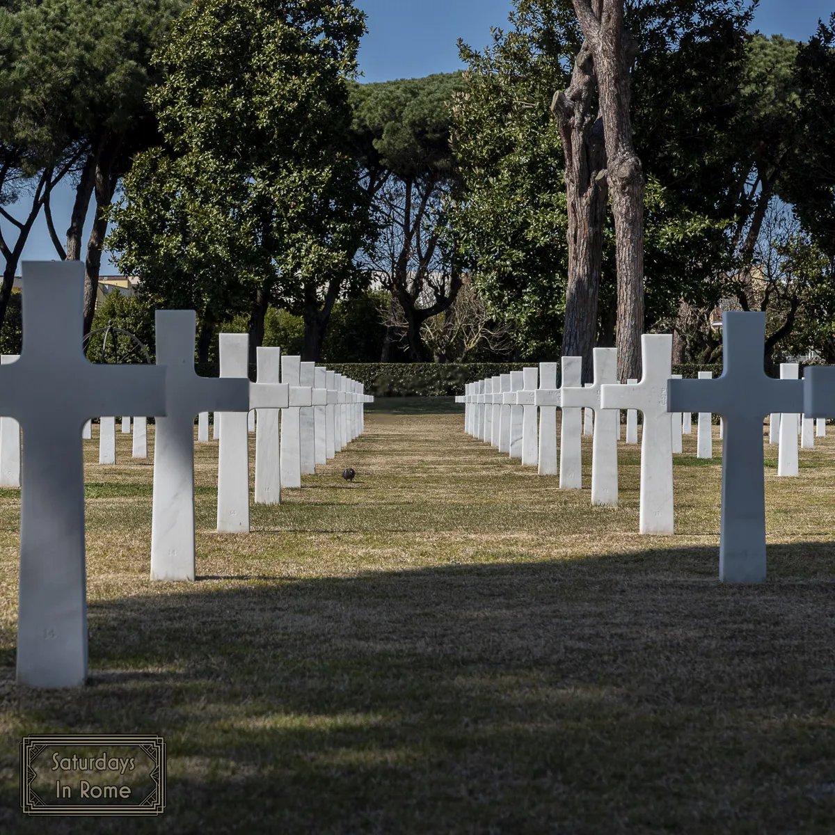 Day Trip To Anzio From Rome - Cemetery Crosses