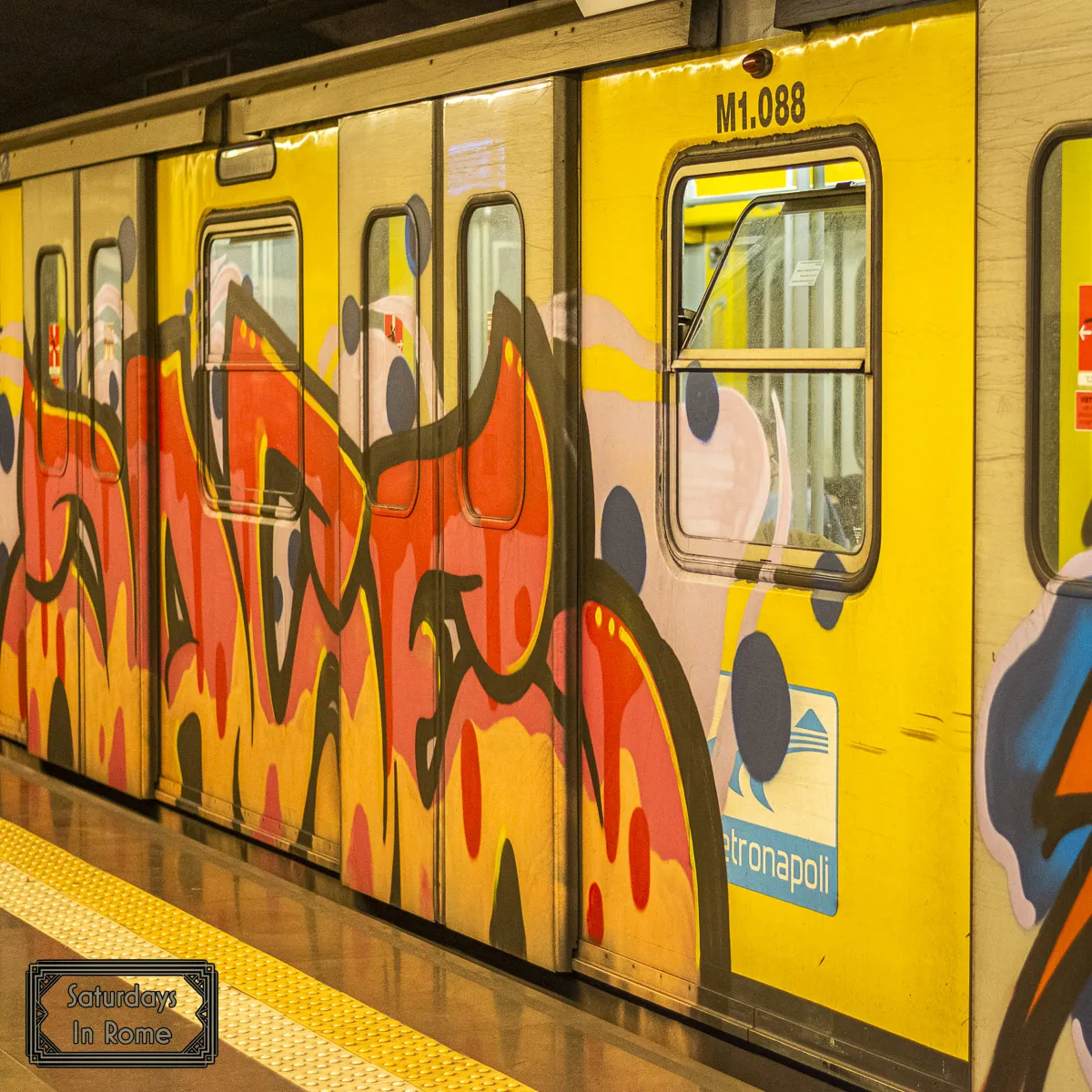 Day Trip To Naples - Graffiti On Subways