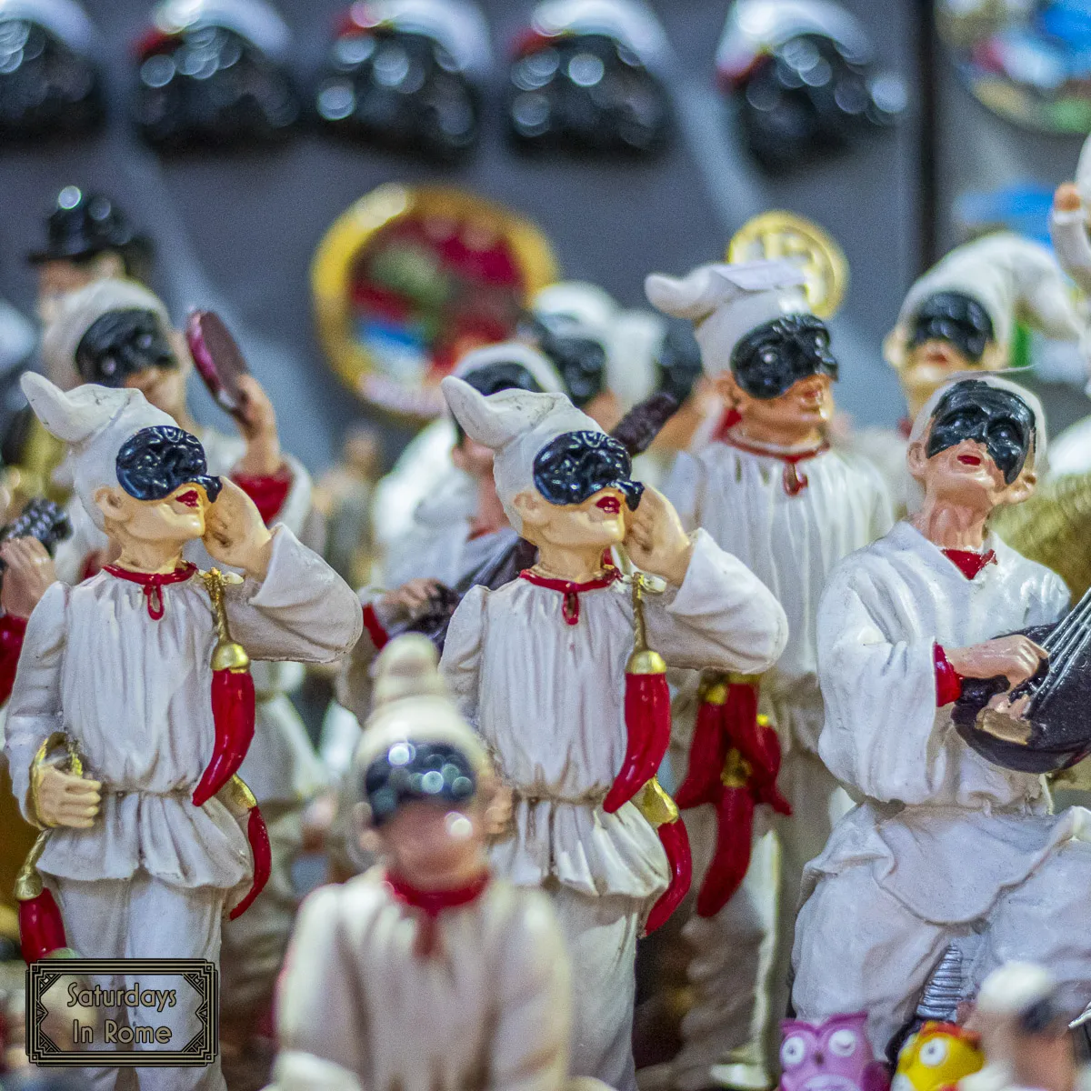 Day Trip To Naples -  Pulcinella is everywhere