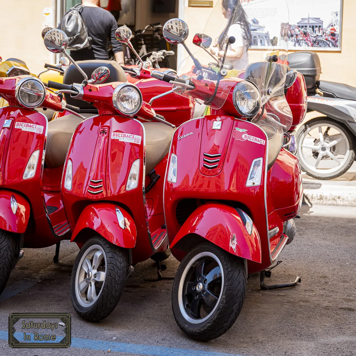 Vespa Rentals In Rome - Ready For Rental