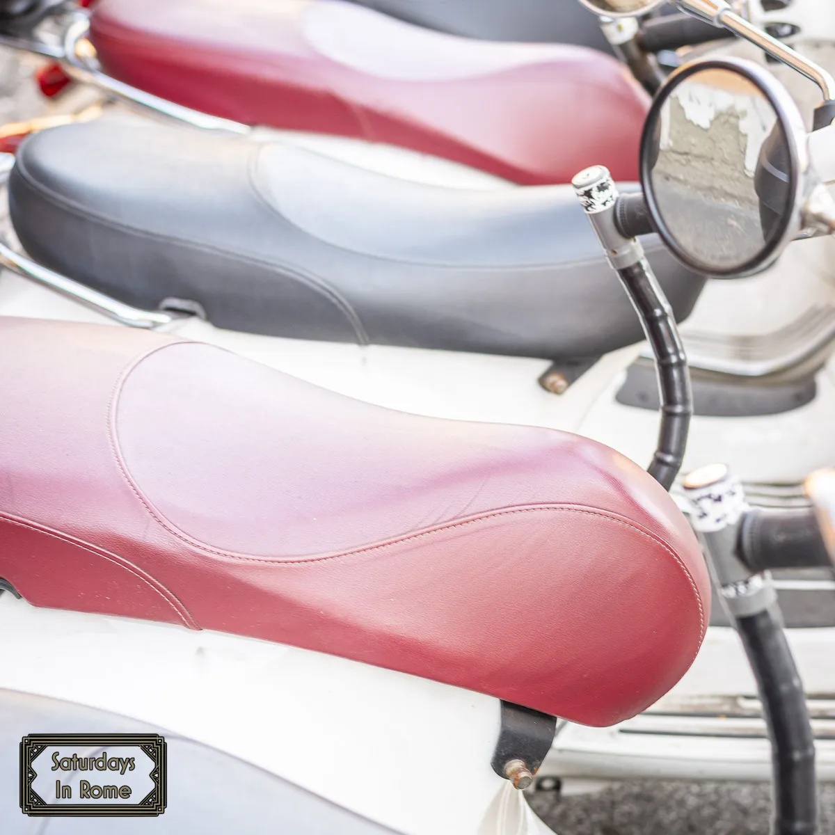 Vespa Rentals In Rome - Choose A Color