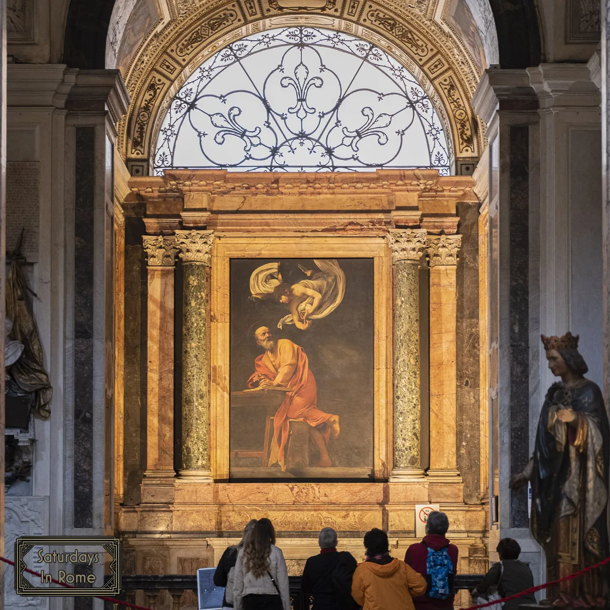 Districts Of Rome - Caravaggio In French Church