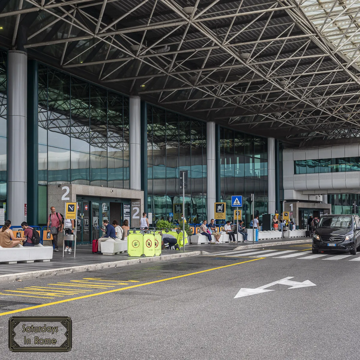 Rome Fiumicino Airport Guide - Arrival Area Outside