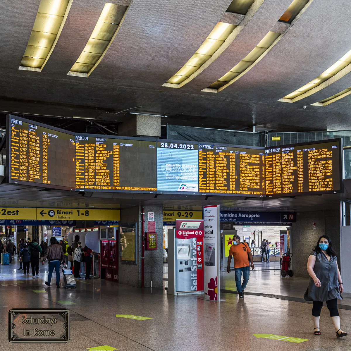 Trains In Italy - Arrivals and Departures