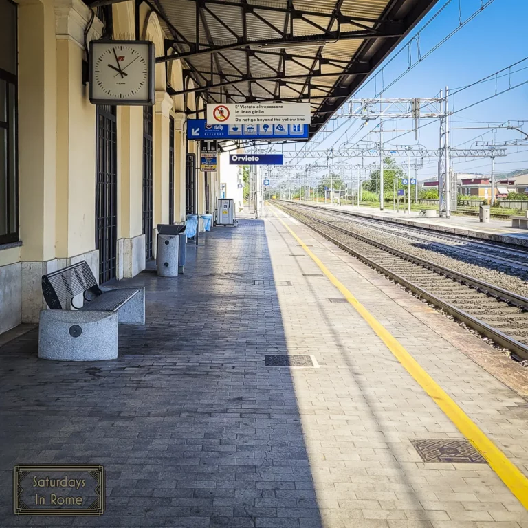 Trains In Italy - Orvieto Station