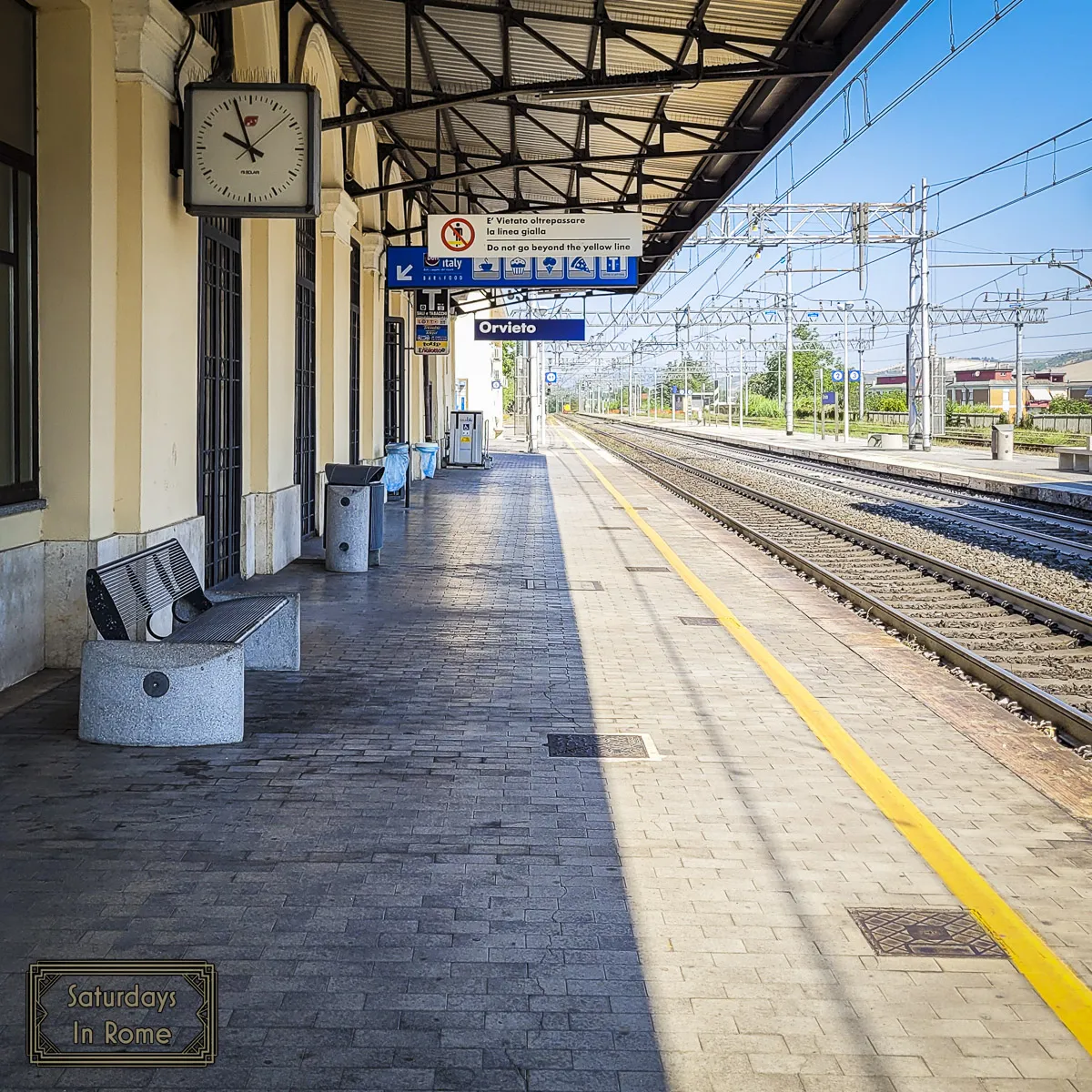 Trains In Italy - Orvieto Station