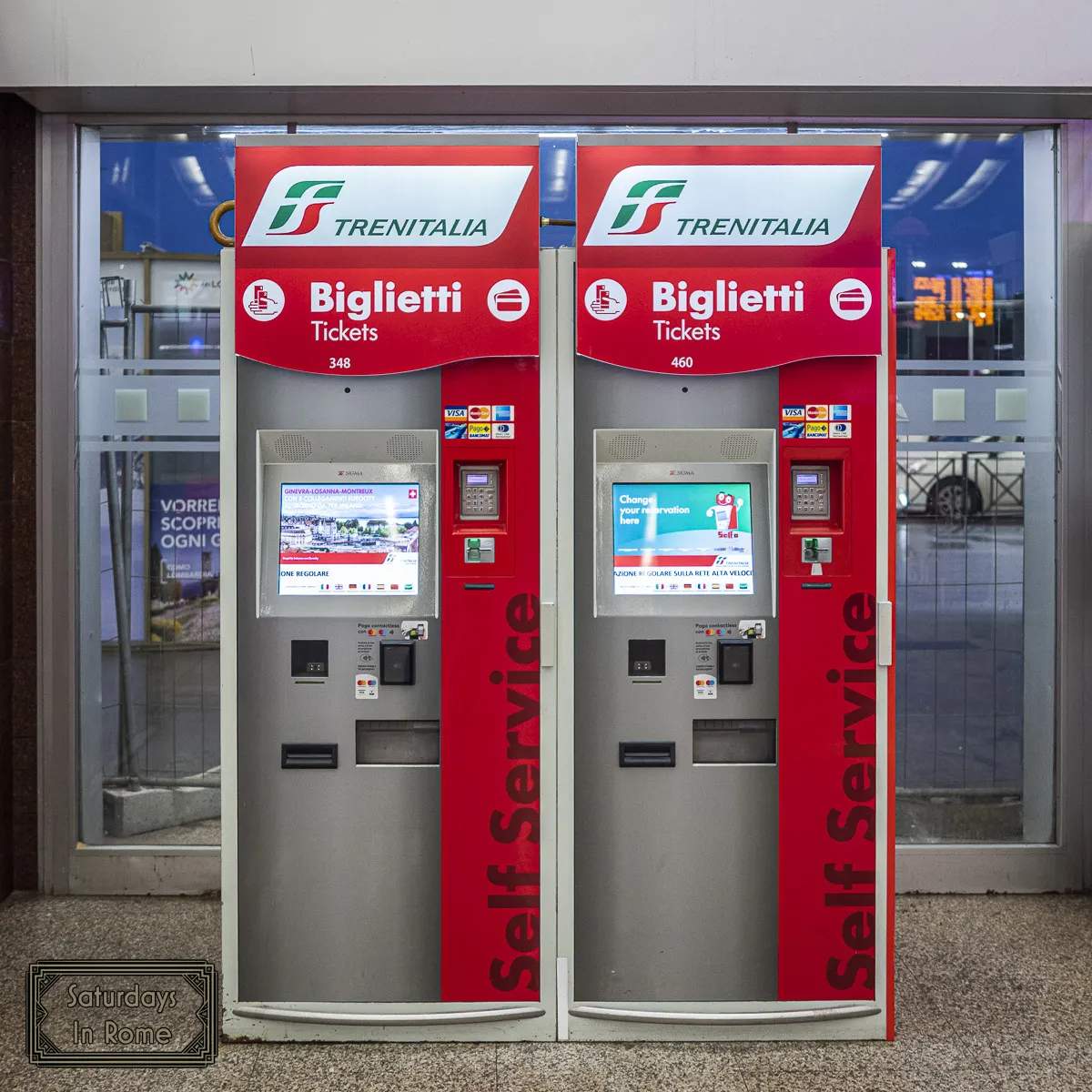 Trains In Italy - Ticket Booths
