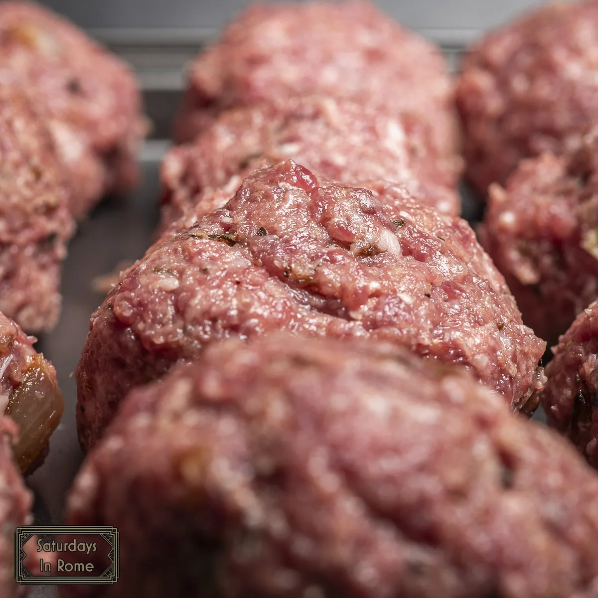 Authentic Italian Meatball Recipe - Raw Meatballs
