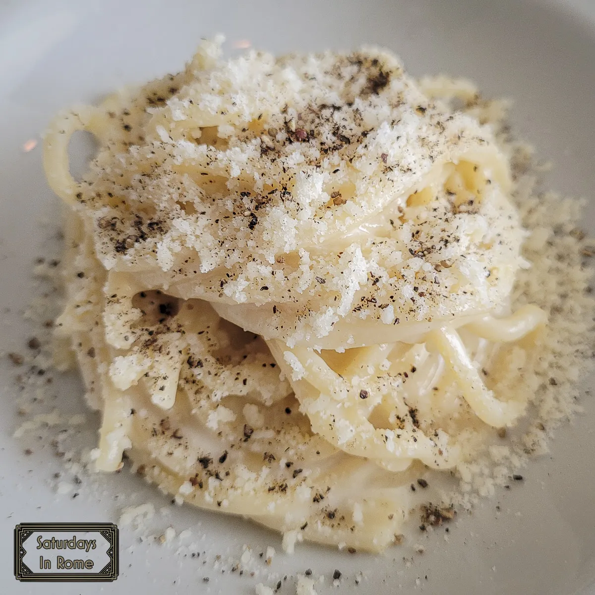 Pasta in Rome - A Version of Cacio e Pepe