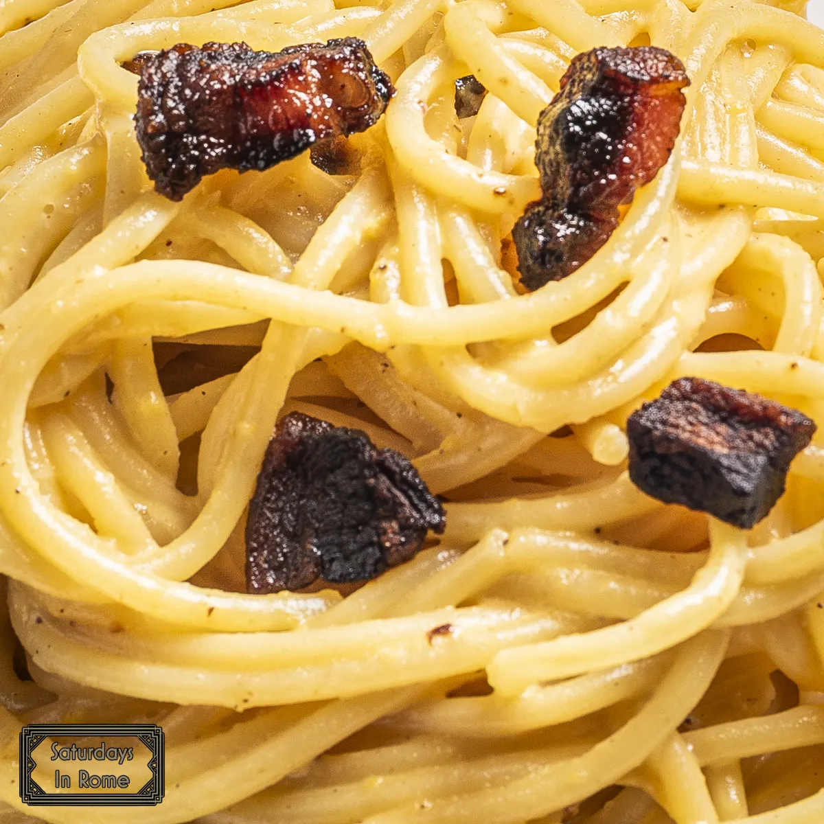 Pasta in Rome - Burnt Carbonara