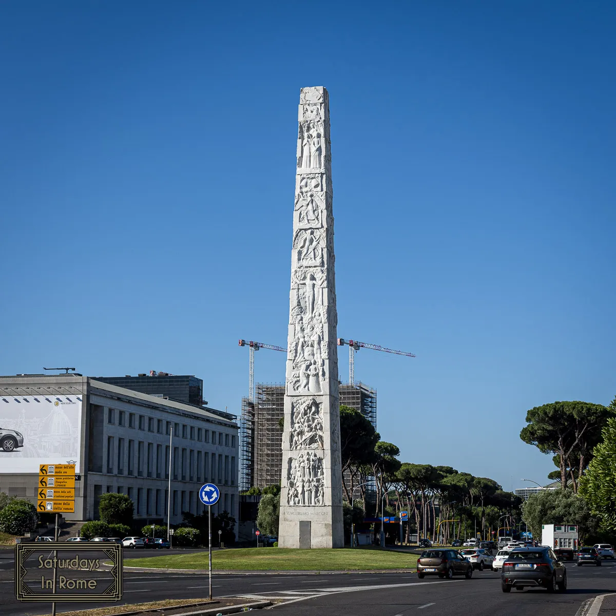 EUR Rome - Marconi Obelisk