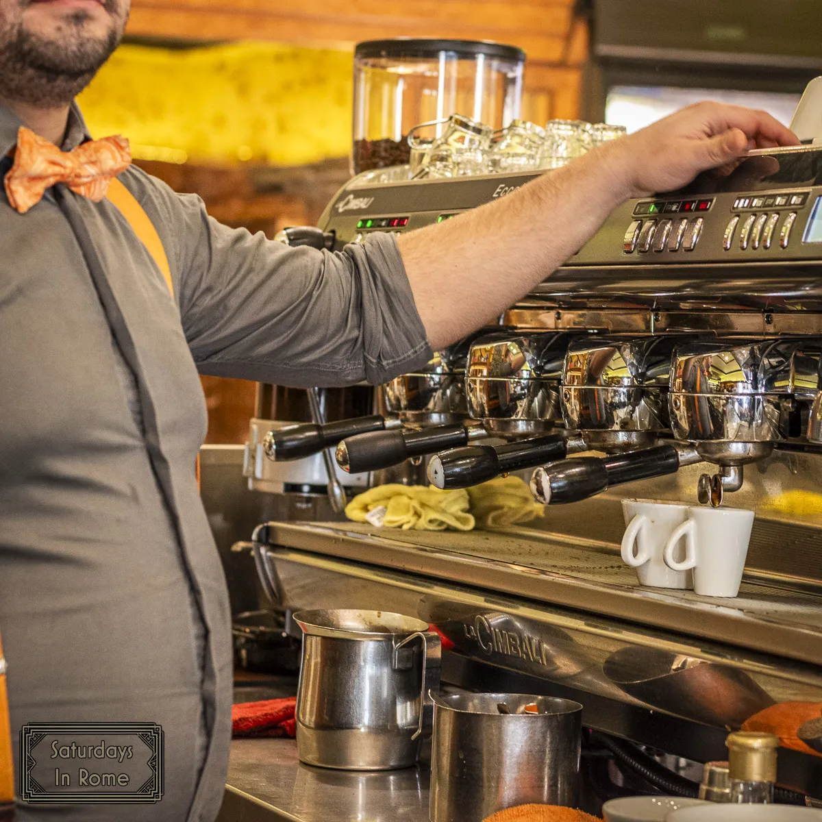 Italian coffee bars - Uniformed Barista