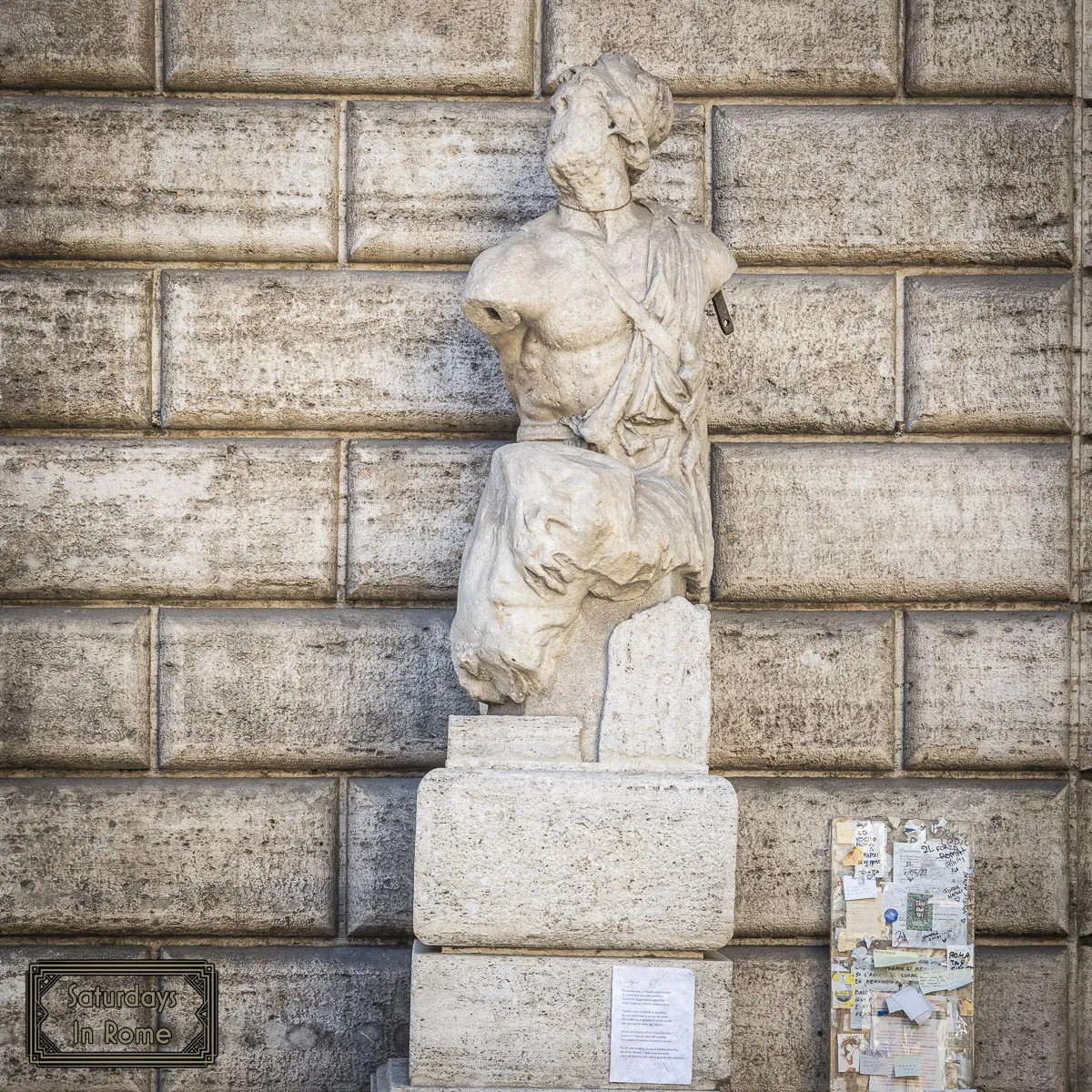 Talking Statues in Rome - Pasquino