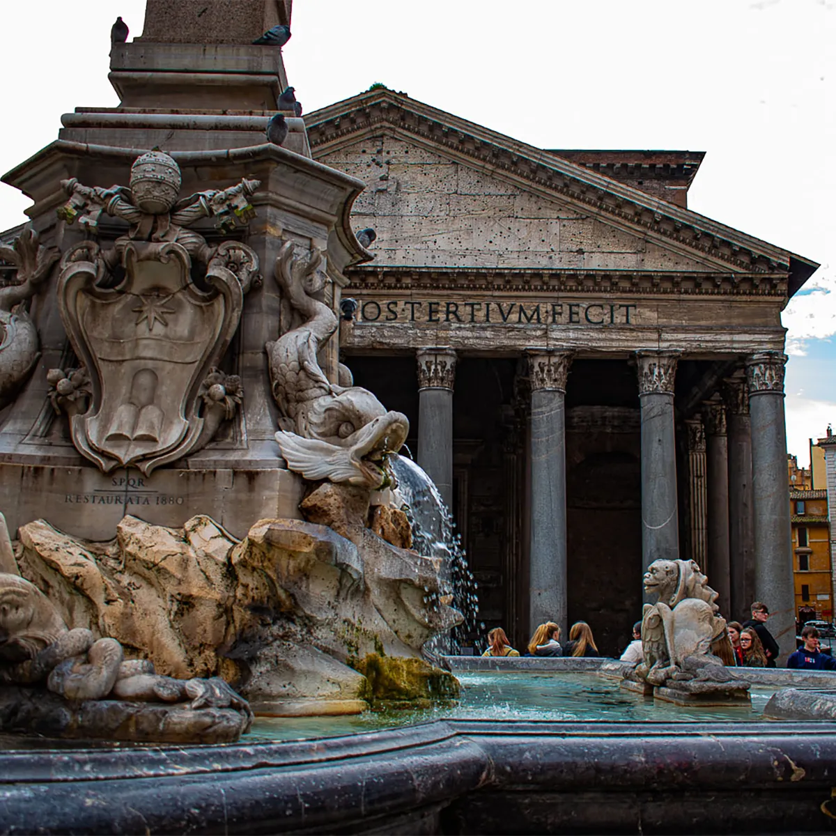 3-Day Rome Itinerary For Churches - Pantheon Outside