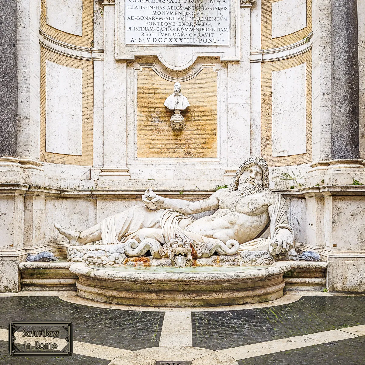 3-Day Rome Itinerary For Museums - Marforio in Capitoline Museums