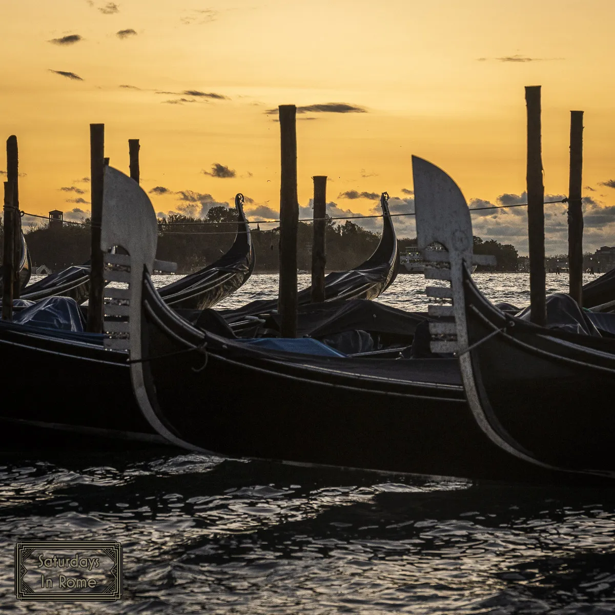 north vs south italy - Gondolas in Venice