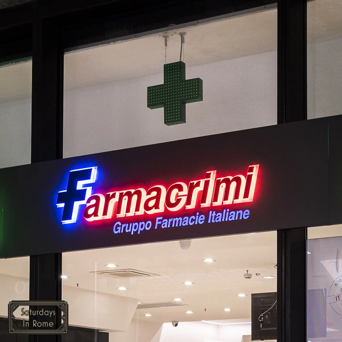 Pharmacies In Italy - At The Train Station