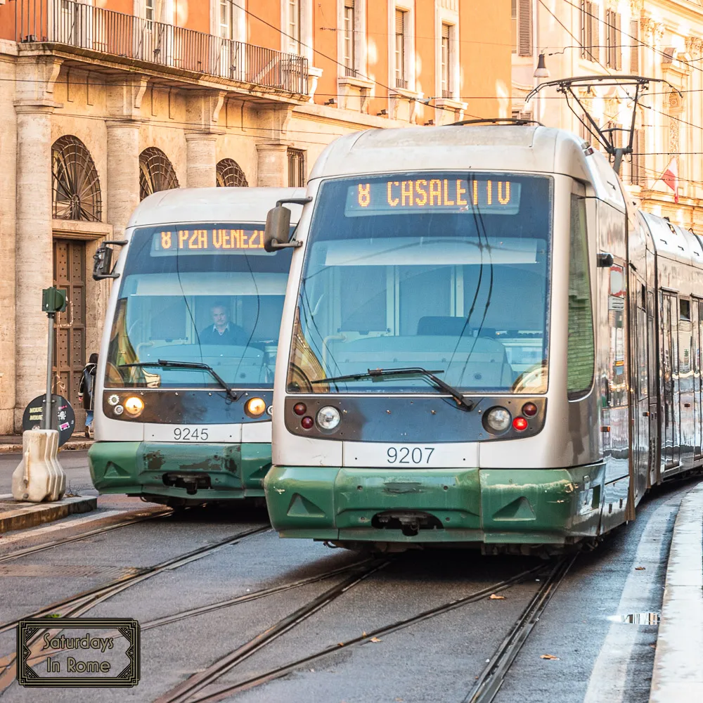 Rome Red Light District - Yes, trams, buses and subways
