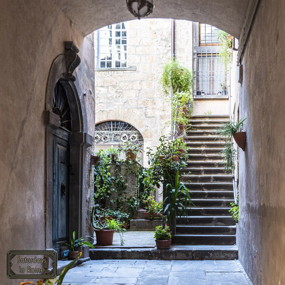 Rome To Orvieto Day Trip - Stairs In An Alleyway
