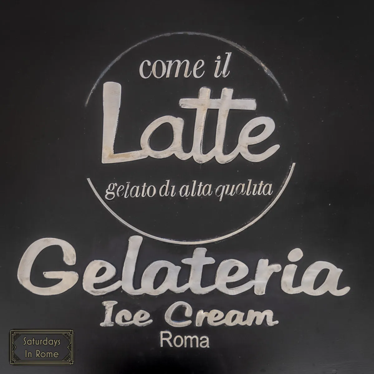 Come Il Latte - Outdoor Sign