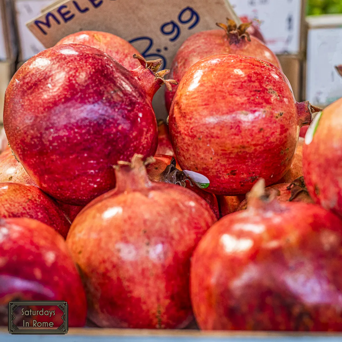 Farmers Markets In Rome - Pomegranates