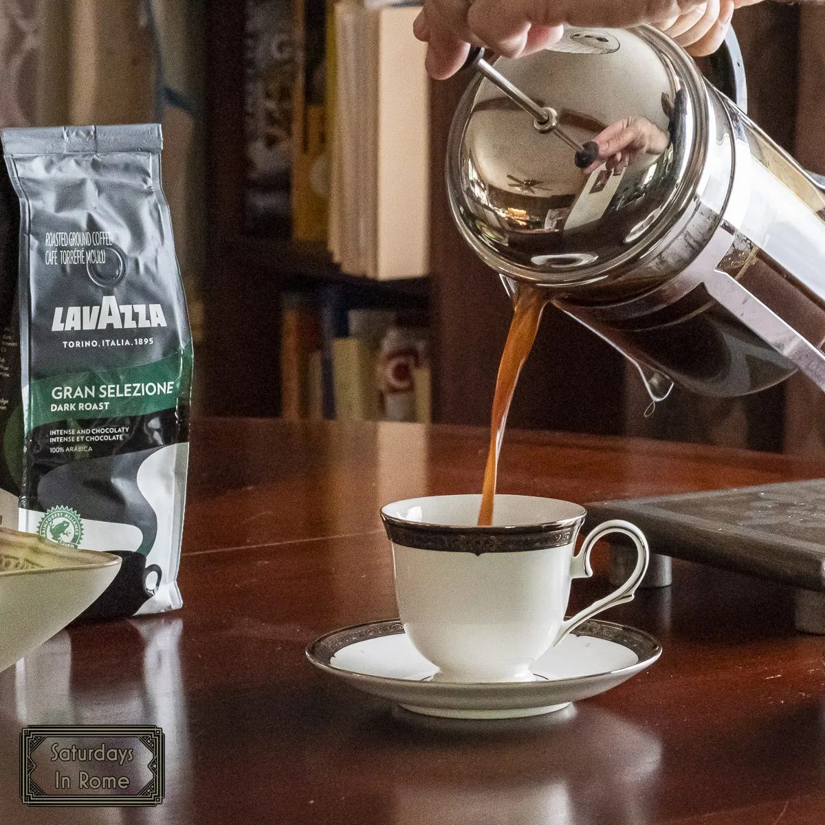 Turin Coffee - Lavazza Bag and French Press