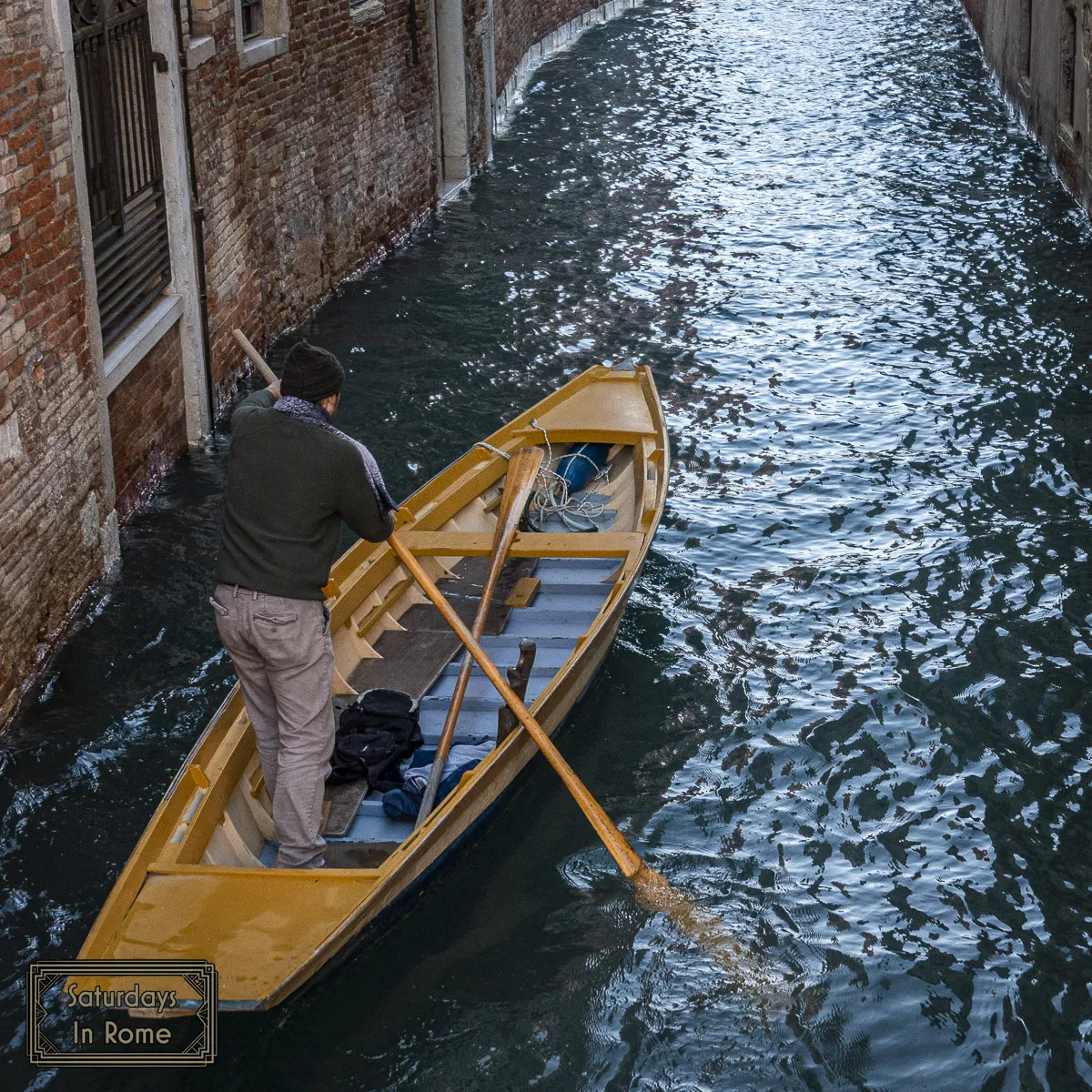 Venice Visitor Tax - Working Gondola