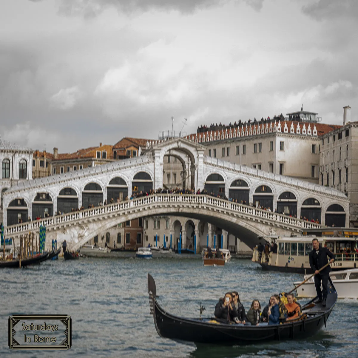 Venice Visitor Tax - Overloaded Gondola