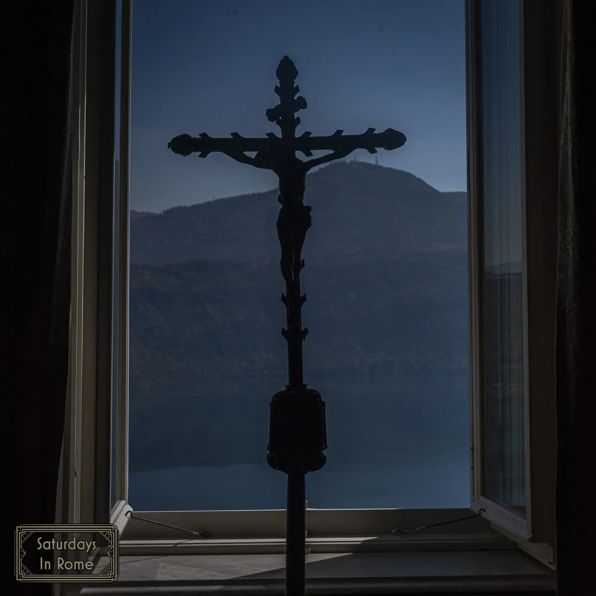 Castel Gandolfo - Window Crucifix