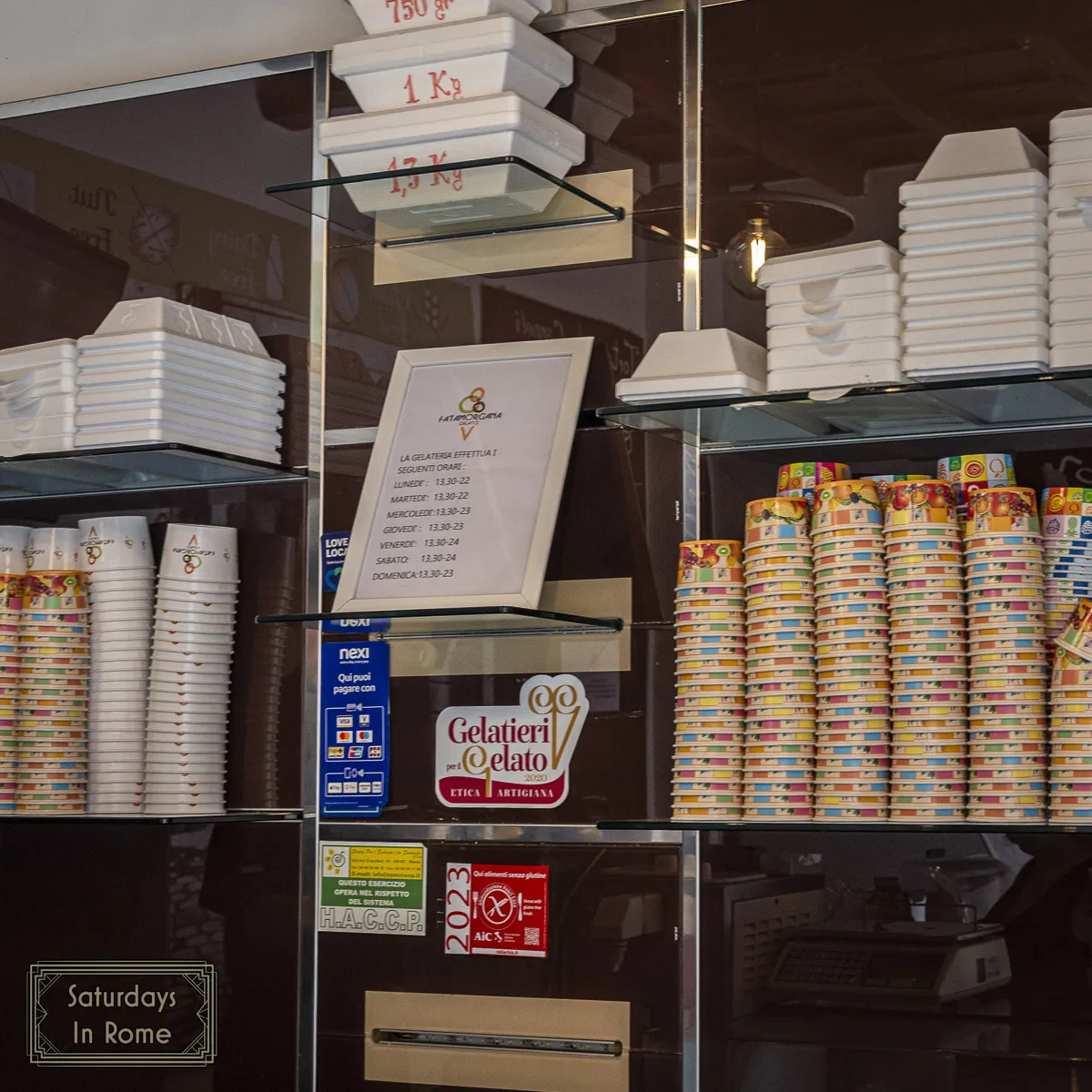 Fatamorgana Gelato - Containers & Prices