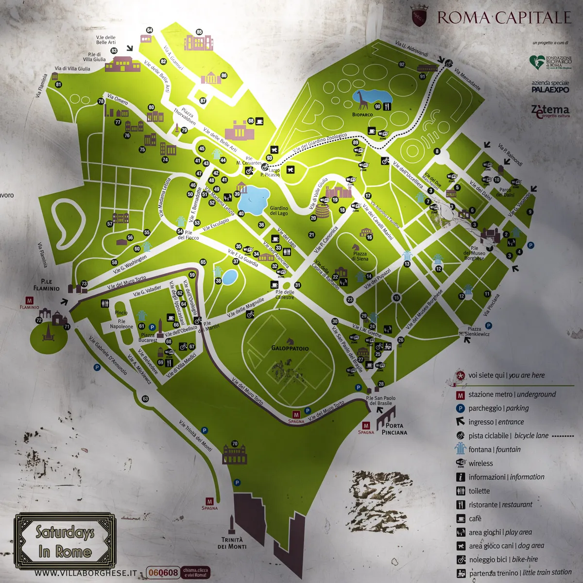 3 Day Rome Itinerary For Your First Visit - Park Map