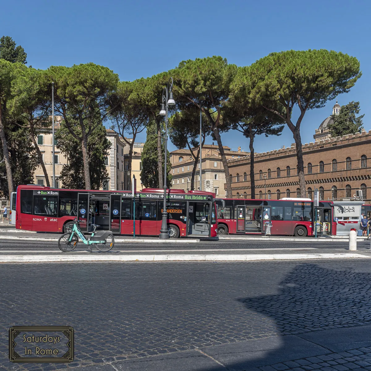 Piazza Venezia History - Bus Stop