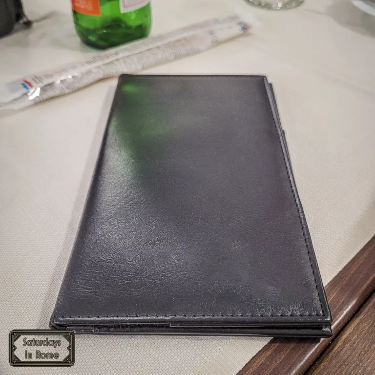 Tipping In Rome - Here's The Bill