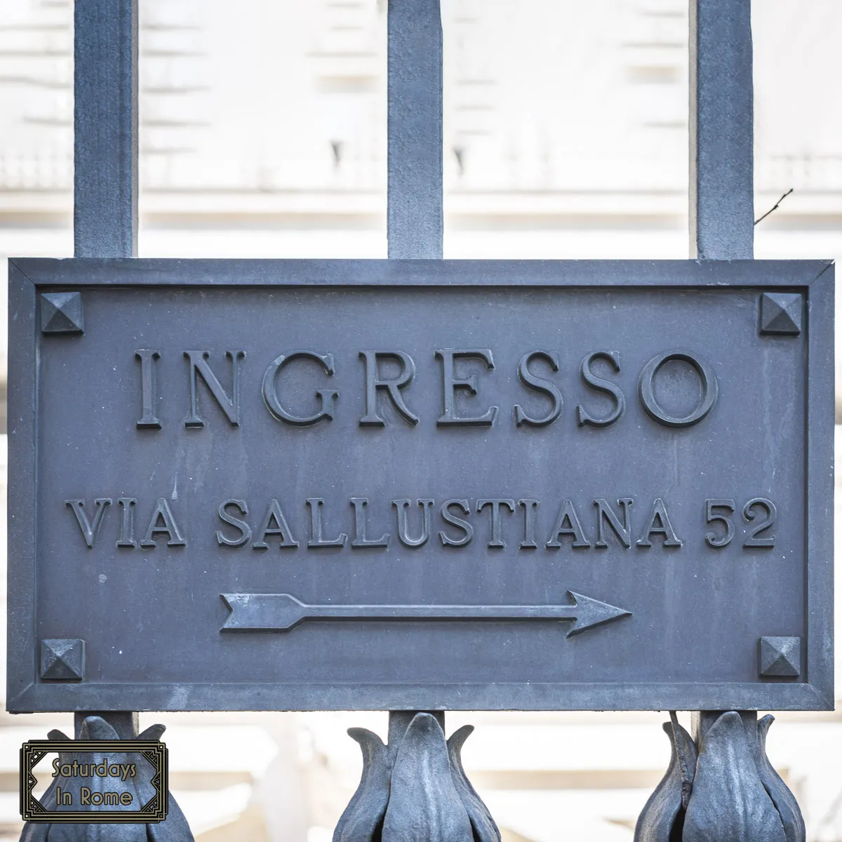 US Consulate In Rome - Entrance
