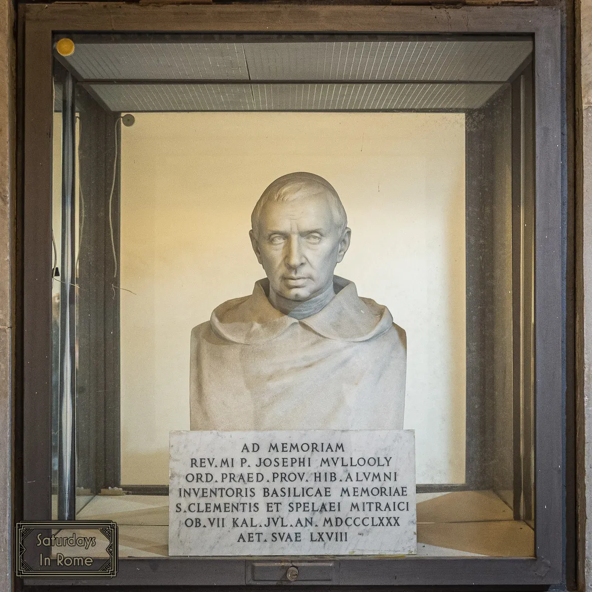 San Clemente In Rome - Bust of Fr. Joseph Mullooly