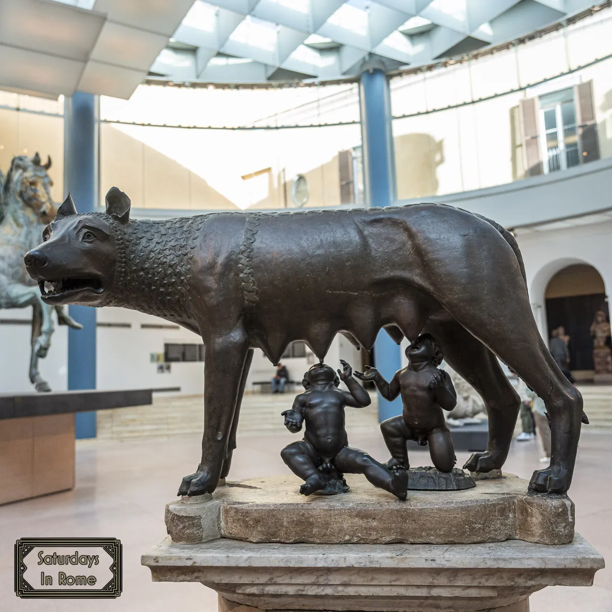 Second Time In Rome - She-Wolf with Romulus and Remus