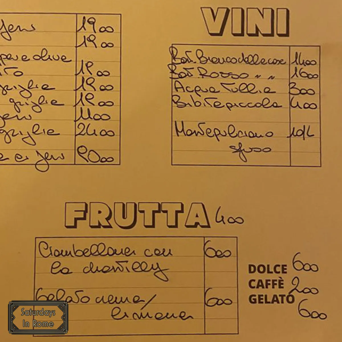 Italian Handwriting Example 1
