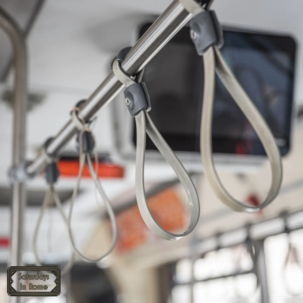 Rome City Bus - strap hanger