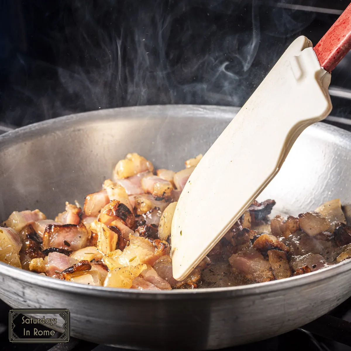 Authentic Spaghetti Alla Carbonara - Keep Going Until The Guanciale Is Crunchy