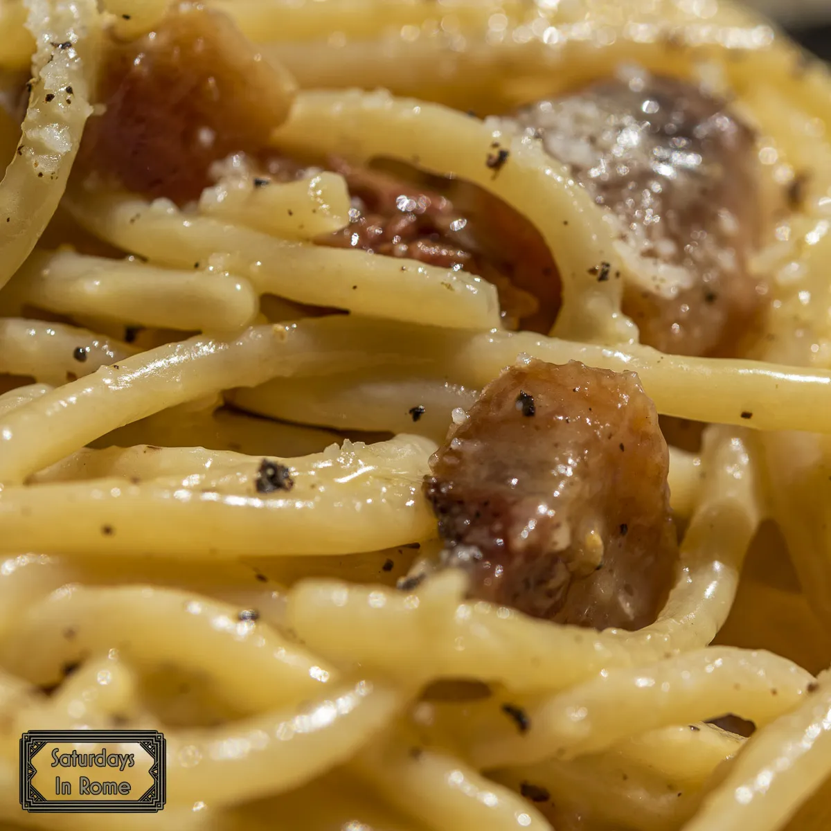 Authentic Spaghetti Alla Carbonara - with Guanciale and a light sauce